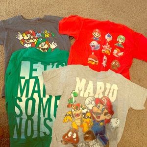 Boys clothes and a hard floor vacuum!